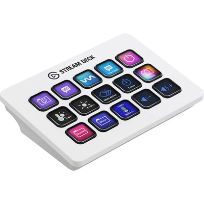 Elgato Stream Deck MK.2 - Tactile Control Interface; 15 Customizable LCD Keys - White