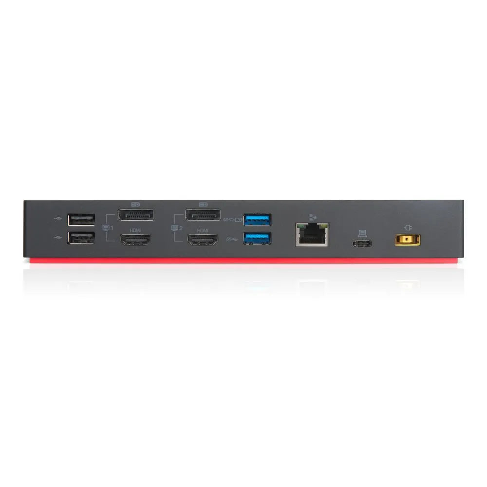 LENOVO ThinkPad Hybrid USB-C with USB-A Dock|Support for 2xMonitors|2xDP|2xHDMI|1xUSB-C|3xUSB 3.1|2xUSB 2.0|RJ45|AudioComboPort