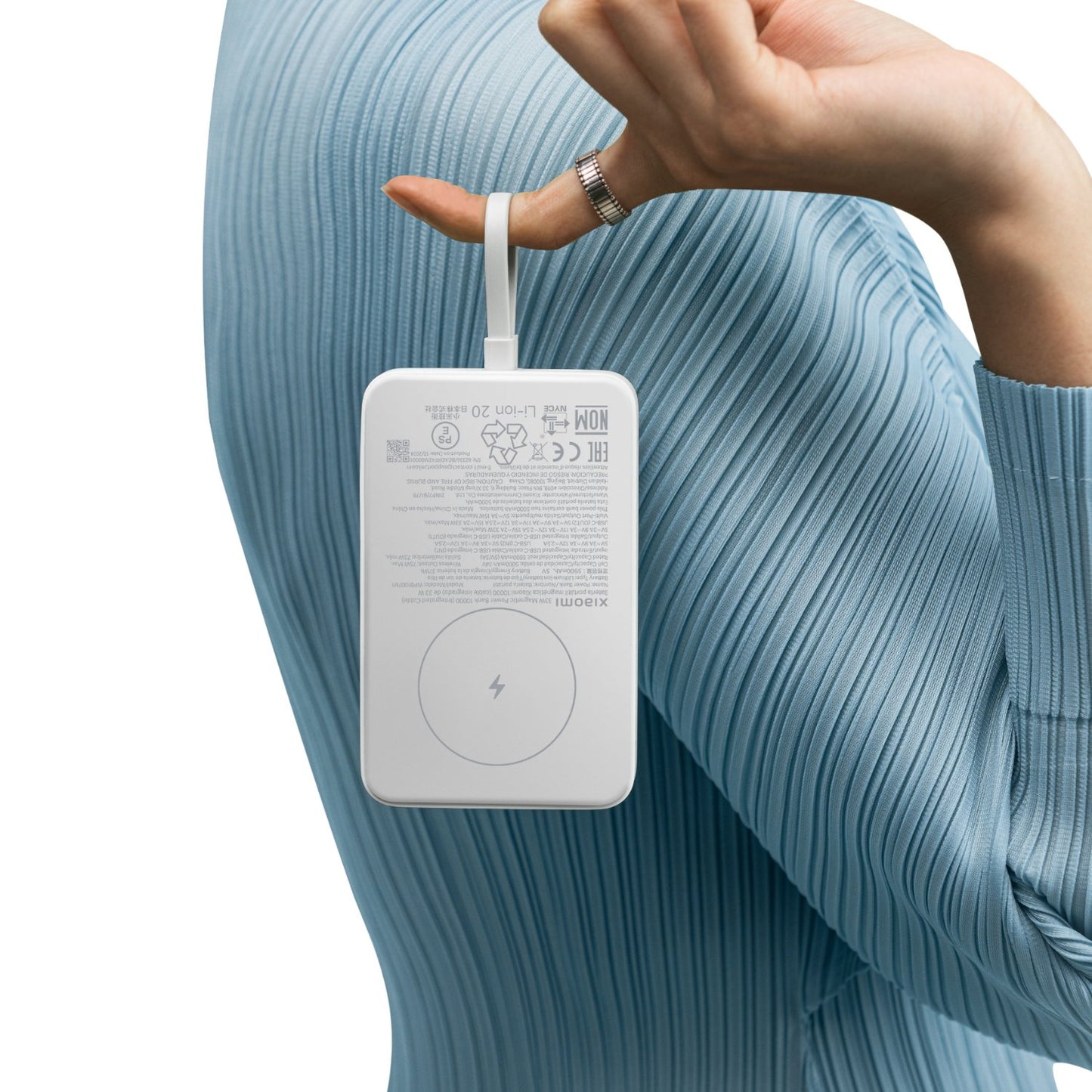 Xiaomi 33W Power Bank 10000mAh (Integrated Cable)-White