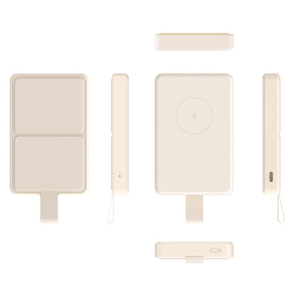 Xiaomi 6000mAh Magnetic Power Bank-Tan
