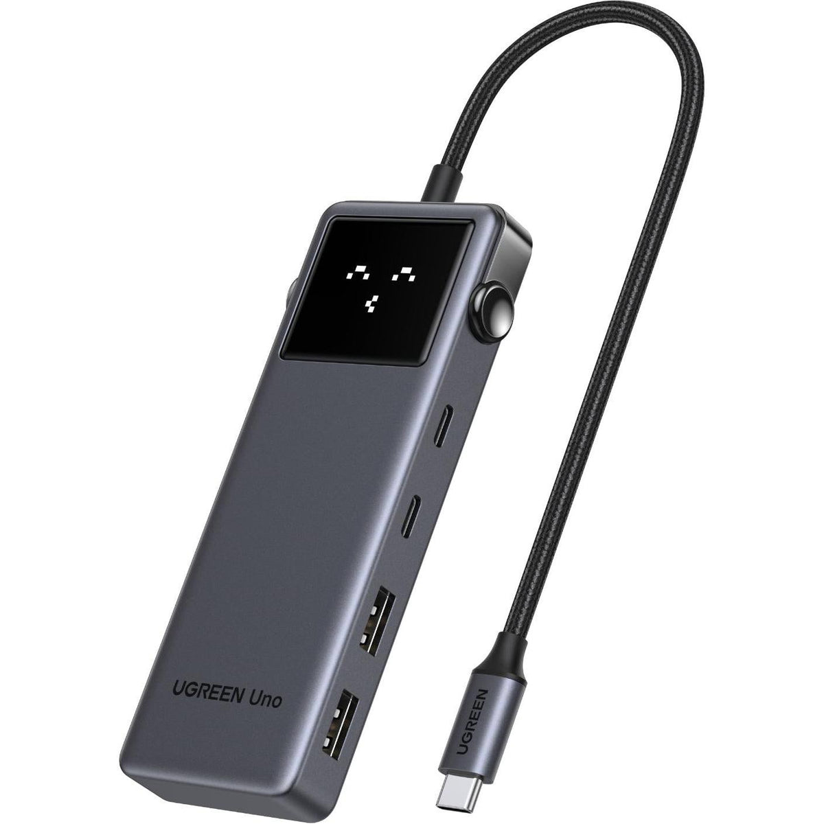 UGreen 6-in-1 Type-C Hub with 4K HDMI, 100W PD and 10Gbps USB Ports – Grey