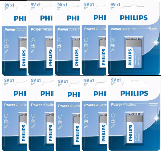 9V Power Alkaline 10 Pack