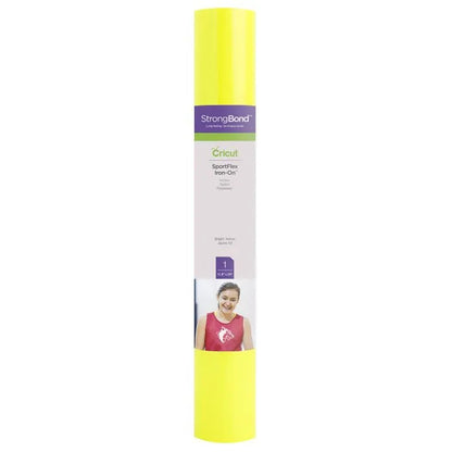 2004430 - Cricut Sportflex Iron-On 30x60cm (Bright Yellow)