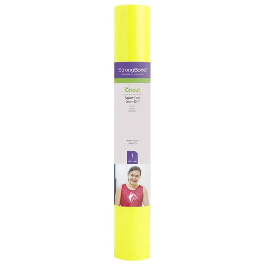 2004430 - Cricut Sportflex Iron-On 30x60cm (Bright Yellow)