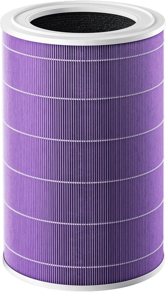 Xiaomi%20Smart%20Air%20Purifier%204%20Lite%20Filter%20Pro%20%E2%80%93%20HEPA%20%20Carbon%20Filter,%2099.97%%20Filtration,%20Mi%20Home%20App – Purple Xiaomi filter accessory