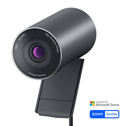Dell Pro Webcam WB5023 2K QHD with AI Auto Framing HDR Noise Reduction Mic