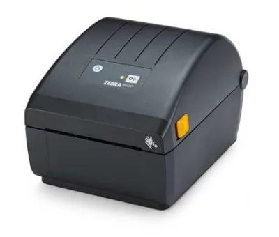 Direct Thermal Printer ZD230 by Zebra: Standard EZPL, 203 dpi, EU & UK power cords, USB, Ethernet for efficient printing.