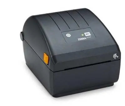 Direct Thermal Printer ZD230; Standard EZPL; 203 dpi; EU and UK Power Cords; USB; Ethernet for reliable, high-speed printing.