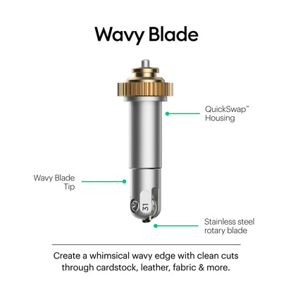 2006838 - Cricut Maker Wavy Blade Tip With Quickswap Housing
