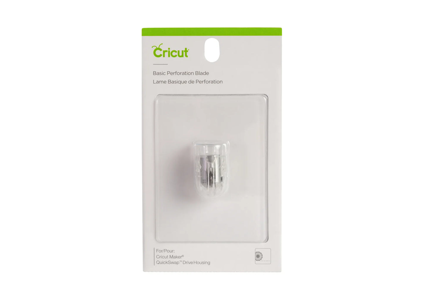 2006706 - Cricut Maker Perforation Blade Tip; Basic Perforation Blade; 2.5 mm teeth / 0.5 mm gap.