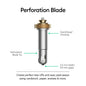 2006706 - Cricut Maker Perforation Blade Tip; Basic Perforation Blade; 2.5 mm teeth / 0.5 mm gap.