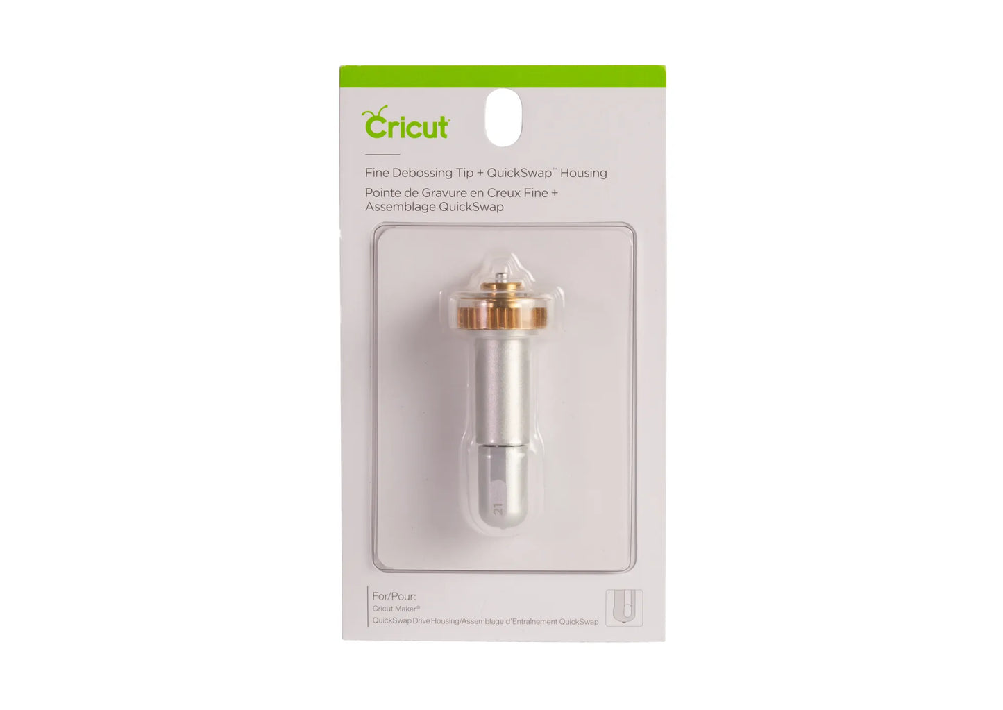 2006835 - Cricut Maker Debossing Tip with QuickSwap Housing; .