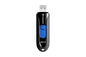 TRANSCEND 256GB JF790 USB3.1 GEN 1 CAPLESS FLASH DRIVE - BLACK AND BLUE