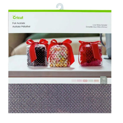 2006309 - Cricut Foil Acetate 30x30cm 16-sheets (Love Notes)