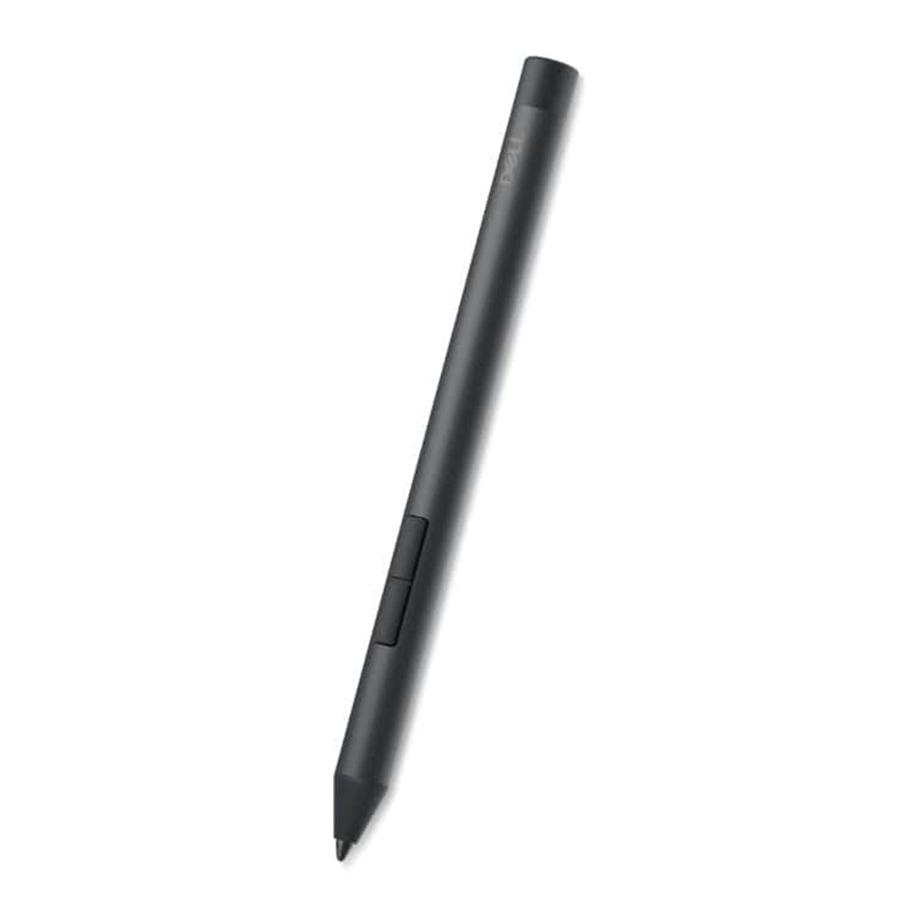 Close-up of the pen's tip and two side buttons.

