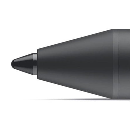 Side view showing the pen's slim, cylindrical design.

