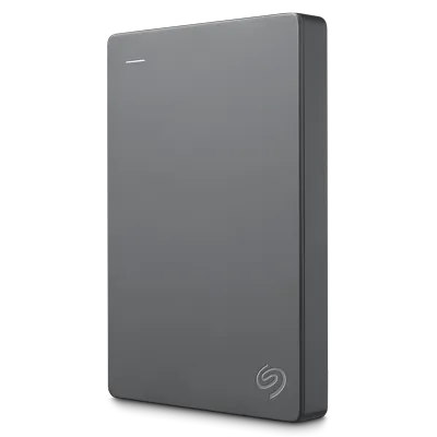 Seagate Basic 5TB Portable External Hard Drive, USB 3.0, Gray – Compact, Plug