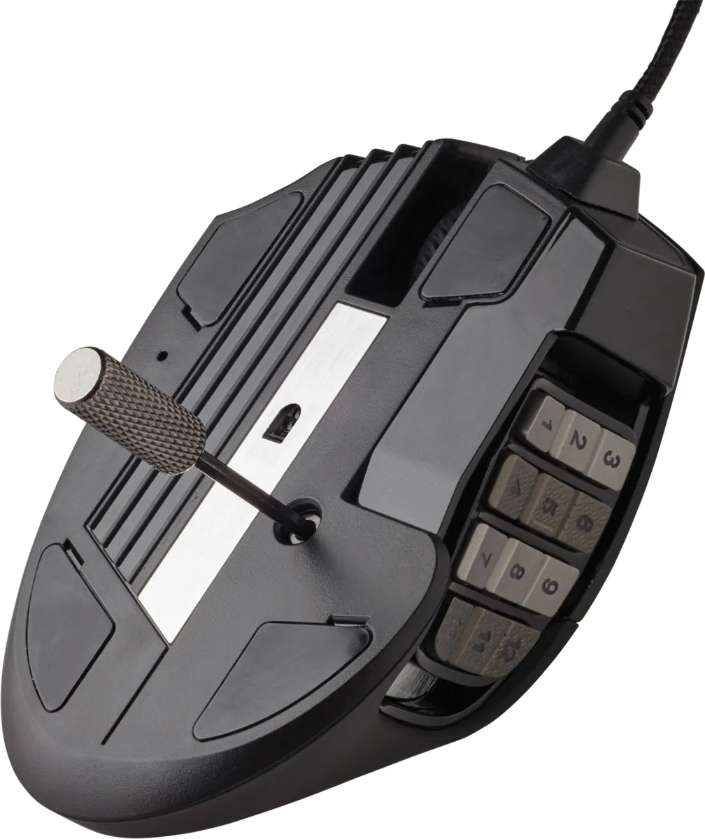 Corsair SCIMITAR ELITE RGB Optical MOBA/MMO Gaming Mouse; 18;000 DP; Black