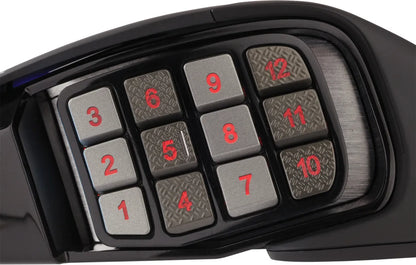 Corsair SCIMITAR ELITE RGB Optical MOBA/MMO Gaming Mouse; 18;000 DP; Black