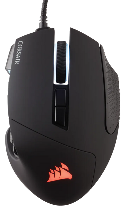 Corsair SCIMITAR ELITE RGB Optical MOBA/MMO Gaming Mouse; 18;000 DP; Black