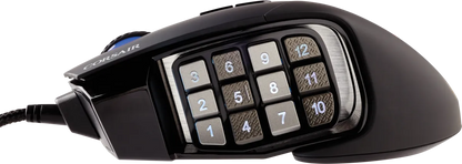 Corsair SCIMITAR ELITE RGB Optical MOBA/MMO Gaming Mouse; 18;000 DP; Black