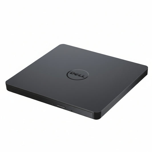 Dell DW316 external DVD drive front view.

