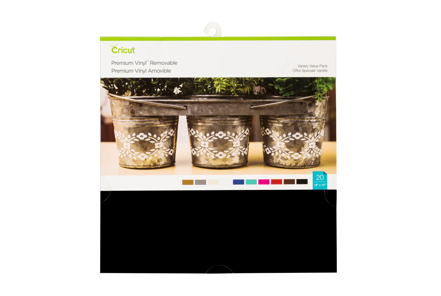 2004330 - Cricut Premium Vinyl Variety Removable 20 pack 30.5x30.5cm
