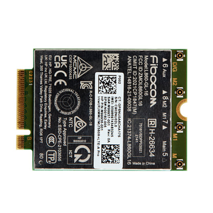 HP XMM 7560 R+ LTE-Advanced Pro WWAN Module 4G LTE Mobile Broadband 7P993AA