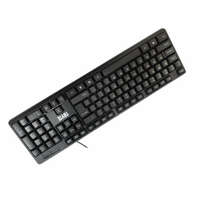 Desktop setup with TBYTE full-size wired keyboard