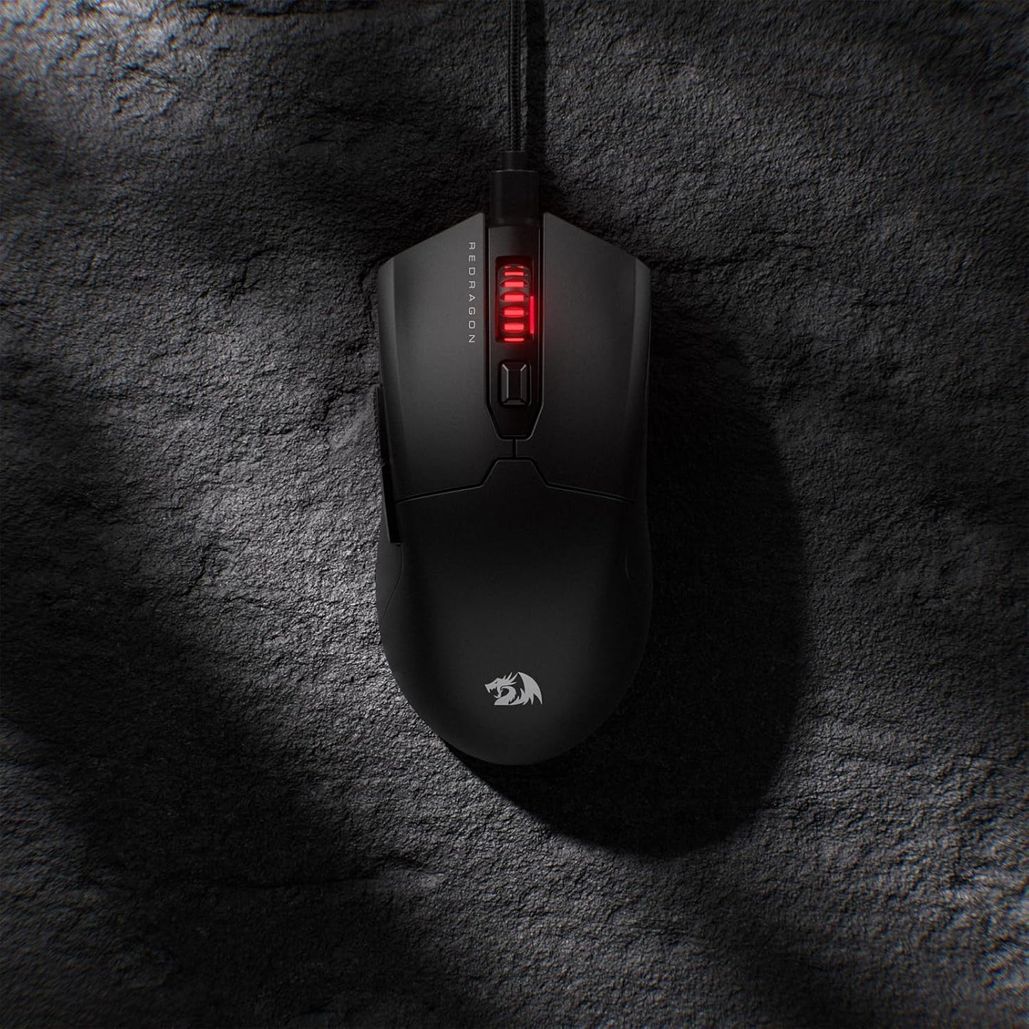 Redragon M995 Wired Gaming Mouse, 26000 DPI, 6 Programmable Buttons, RGB Backlit, Black for esports setups