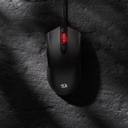 Redragon M995 Wired Gaming Mouse, 26000 DPI, 6 Programmable Buttons, RGB Backlit, Black for esports setups