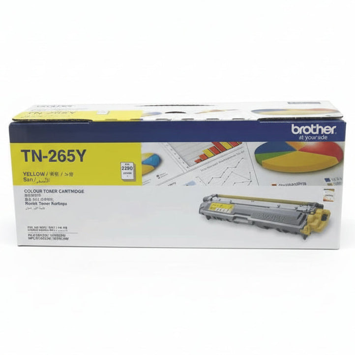Brother TN-265Y yellow toner cartridge original packaging