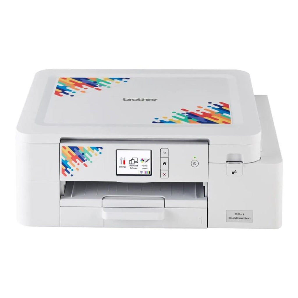 Brother SP-1 sublimation printer front view.

