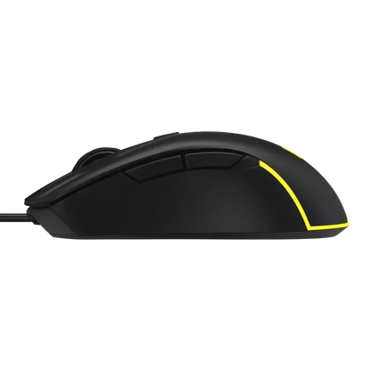 ASUS Gaming mouse/Wired/USB 2.0/Aura Sync/Win10/IP56/11/123x68x40mm/59g w/o cable/BLK/6 buttons/Switch: 60million