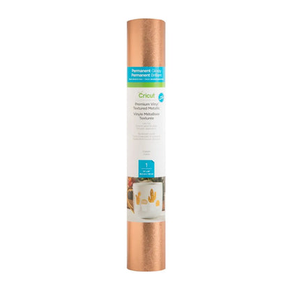 2005231 - Cricut Premium Vinyl Permanent 30.5x122cm (Textured Metallic Copper)