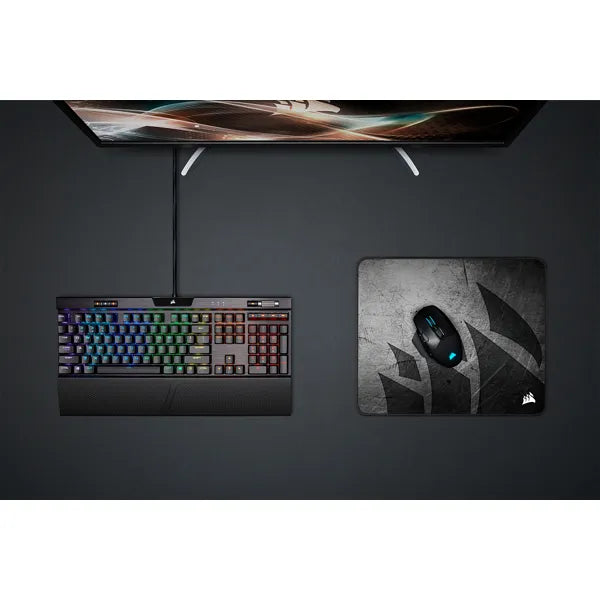 Corsair MM300 PRO Premium Spill-Proof Cloth Gaming Mouse Pad – Medium; Black - 360mm x 300mm x 3mm.