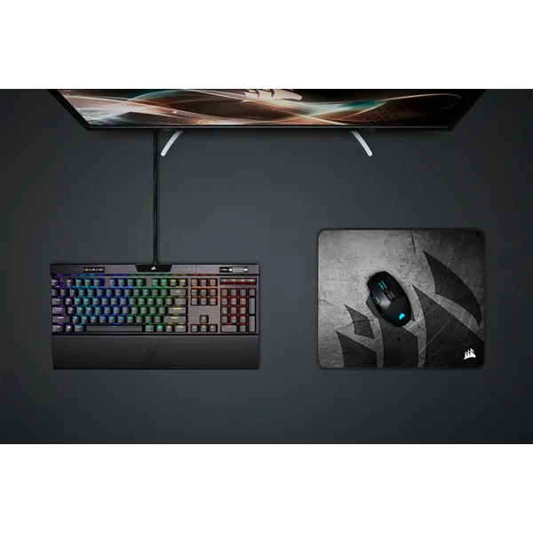 Corsair MM300 PRO Premium Spill-Proof Cloth Gaming Mouse Pad – Medium; Black - 360mm x 300mm x 3mm.