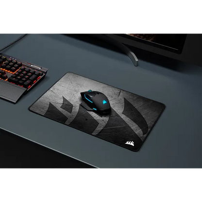 Corsair MM300 PRO Premium Spill-Proof Cloth Gaming Mouse Pad – Medium; Black - 360mm x 300mm x 3mm.