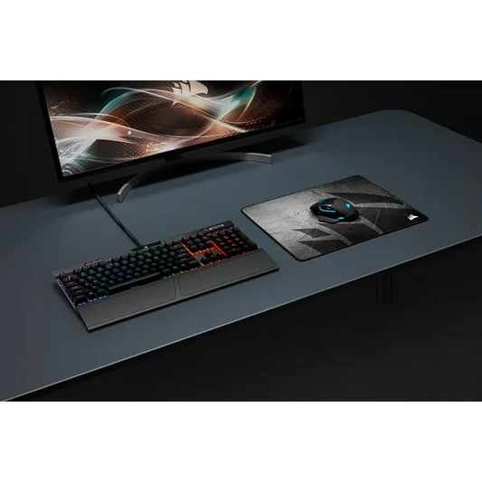 Corsair MM300 PRO Premium Spill-Proof Cloth Gaming Mouse Pad – Medium; Black - 360mm x 300mm x 3mm.