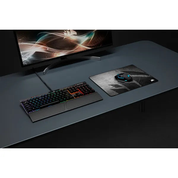 Corsair MM300 PRO Premium Spill-Proof Cloth Gaming Mouse Pad – Medium; Black - 360mm x 300mm x 3mm.