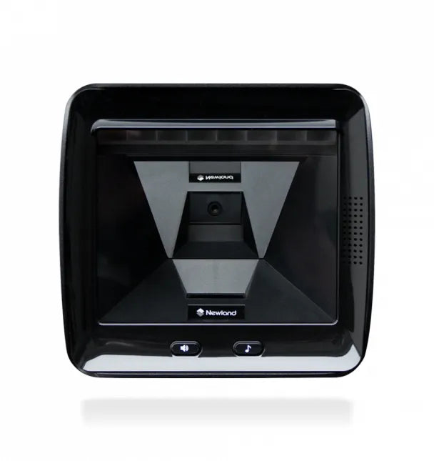 Newland FR80 Salmon 2D CMOS Mega Pixel Large window vertical desktop scanner with ''L'' mounting bracket; 3 mtr USB cable and mu