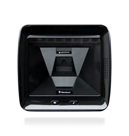 Newland FR80 Salmon 2D CMOS Mega Pixel Large window vertical desktop scanner with ''L'' mounting bracket; 3 mtr USB cable and mu