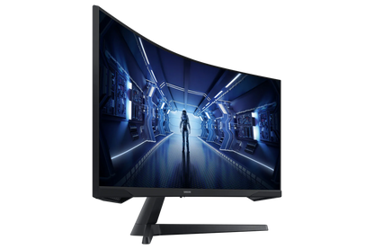 Samsung LC34G55TWW 34'' Odyssey G5 Ultra WQHD Curved Monitor; 21:9; 1000R; 3440X1440 Resolution; Max 165Hz; 2500:1 Static; 1ms (