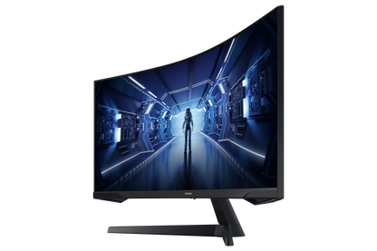 Samsung LC34G55TWW 34'' Odyssey G5 Ultra WQHD Curved Monitor; 21:9; 1000R; 3440X1440 Resolution; Max 165Hz; 2500:1 Static; 1ms (