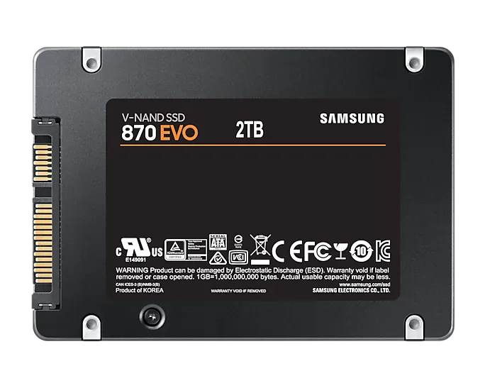 SAMSUNG 870 EVO 2 TB 2.5'' SATA SSD