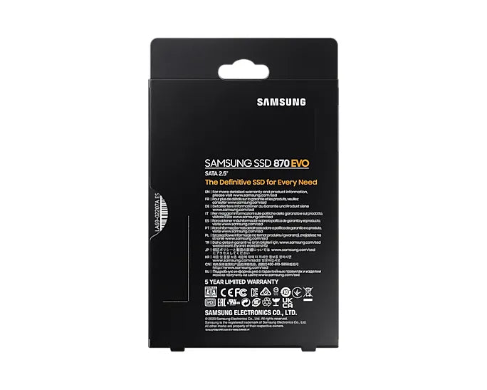 Samsung 870 EVO 500GB 2.5" SATA III SSD – High-Performance Solid State Drive for reliable storage and speed upgrade.