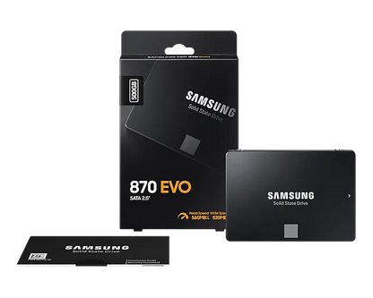 Samsung 870 EVO 500GB 2.5" SATA III SSD – High-Performance Solid State Drive for fast, reliable storage upgrade.