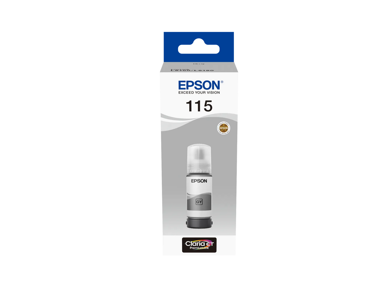 Epson 115 EcoTank Grey ink bottle (70 ml) 6200 pages @ 5% coverage