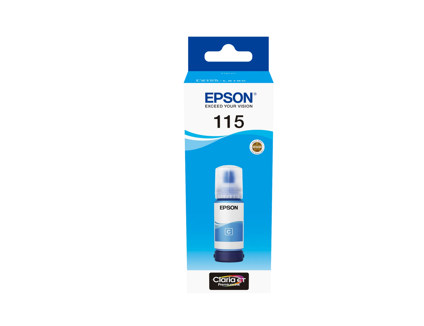 Epson 115 EcoTank Cyan ink bottle (70 ml) 6200 pages @ 5% coverage