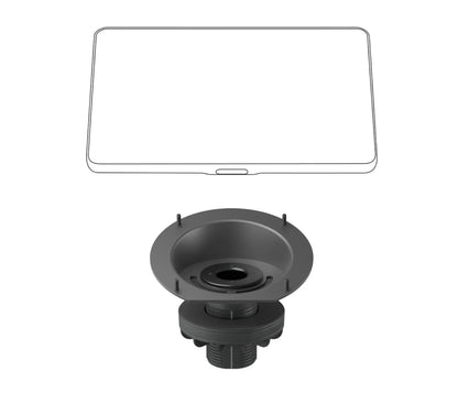 Logitech Tap Riser Mount – Graphite | Elevated Mounting Solution for Tap Touch Controller – WW